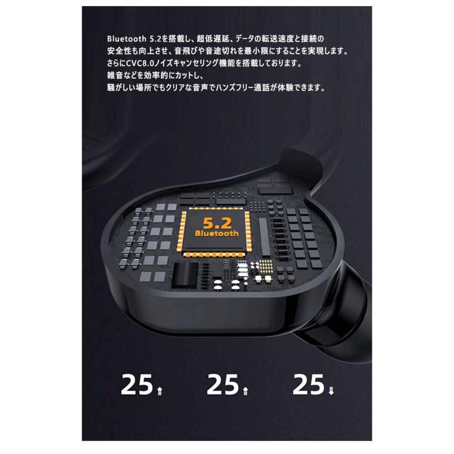 ワイヤレスイヤホン ハンズフリーイヤホン ブルートゥースイヤホン bluetooth5.2 運転 片耳 耳掛け マイク付き 長時間 通話可能 携帯電話 |  | 14