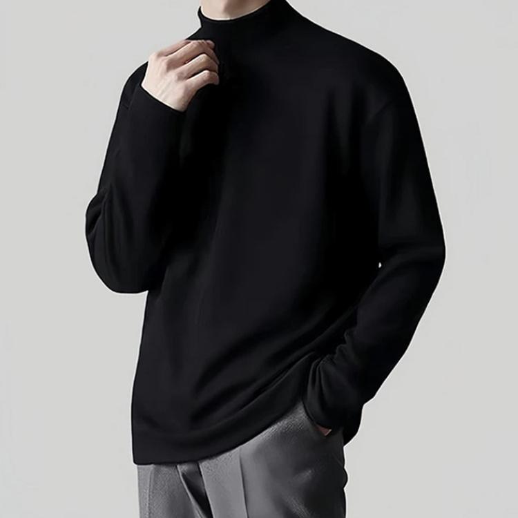 M-5XL!カットソー ロンt 長袖 ハイネック tシャツ 保温インナー メンズ
