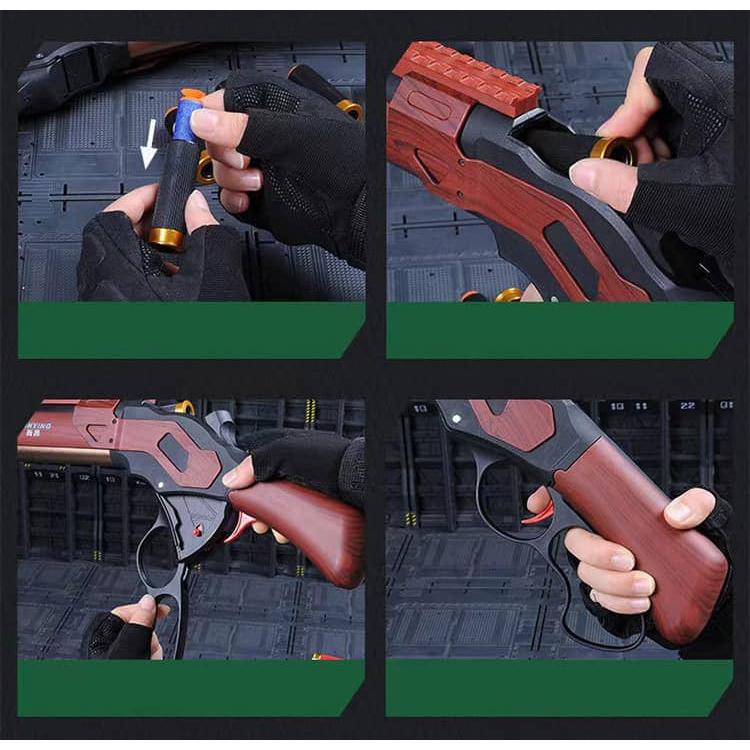 M1887ショットガン 銃 おもちゃ銃 Toy ショットガン モデル M1887 発射 排莢式 安全 排莢再現 ショットガン風おもちゃ銃 スポンジ弾 |  | 14