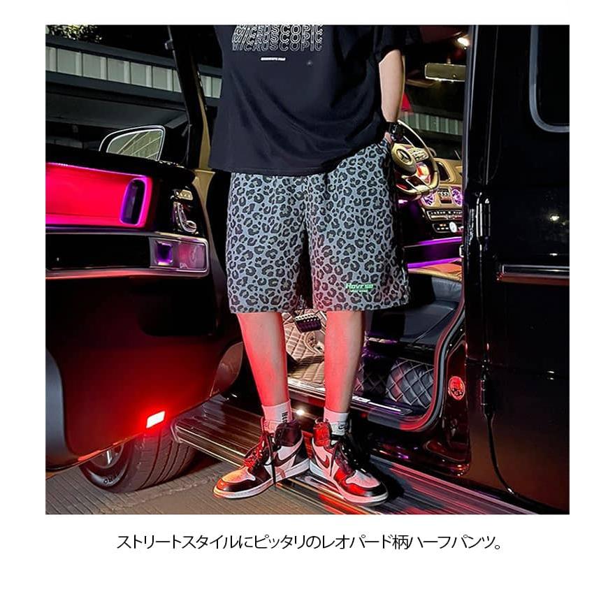 レオパードハーフパンツ ヒョウ柄 短パン ショートパンツ ショーツ