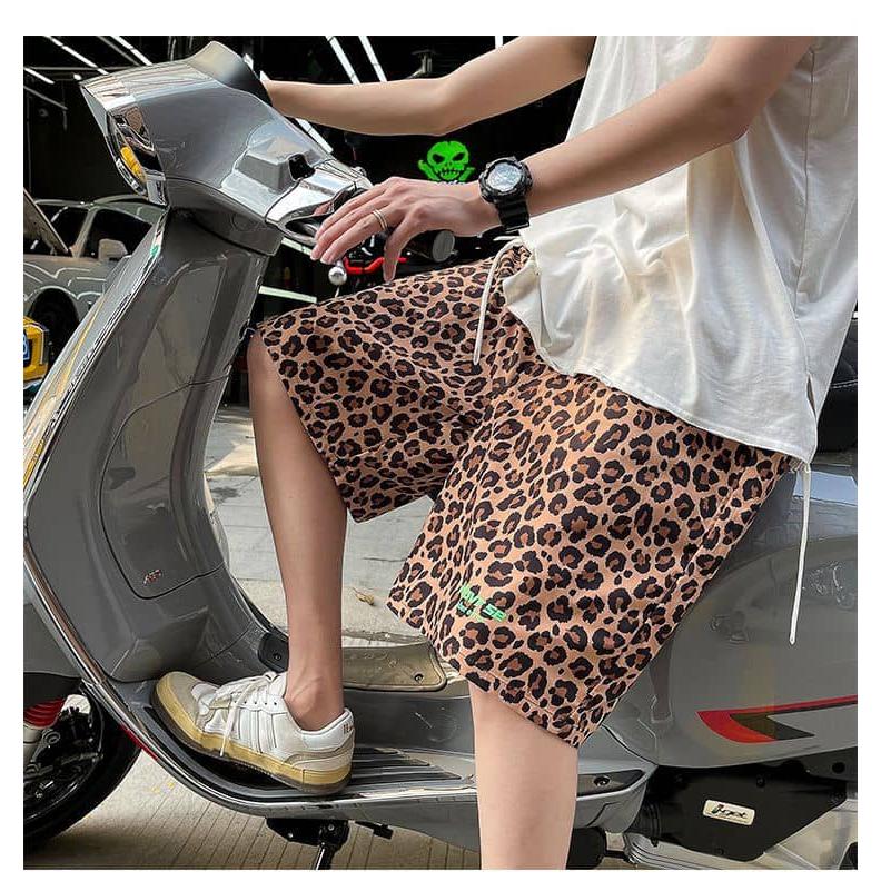 レオパードハーフパンツ ヒョウ柄 短パン ショートパンツ ショーツ