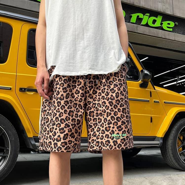 レオパードハーフパンツ ヒョウ柄 短パン ショートパンツ ショーツ