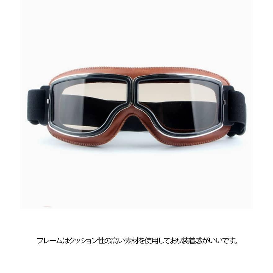 バイクゴーグル オートバイ ゴーグル スクーター オフロード レトロ