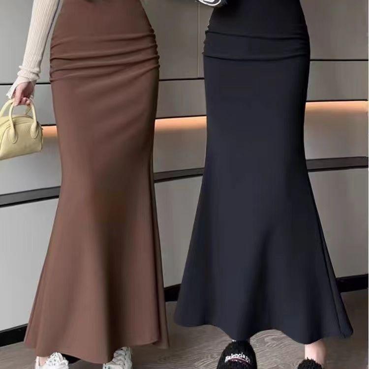 マーメイドスカート マキシスカート ロングスカート ロング マキシ丈