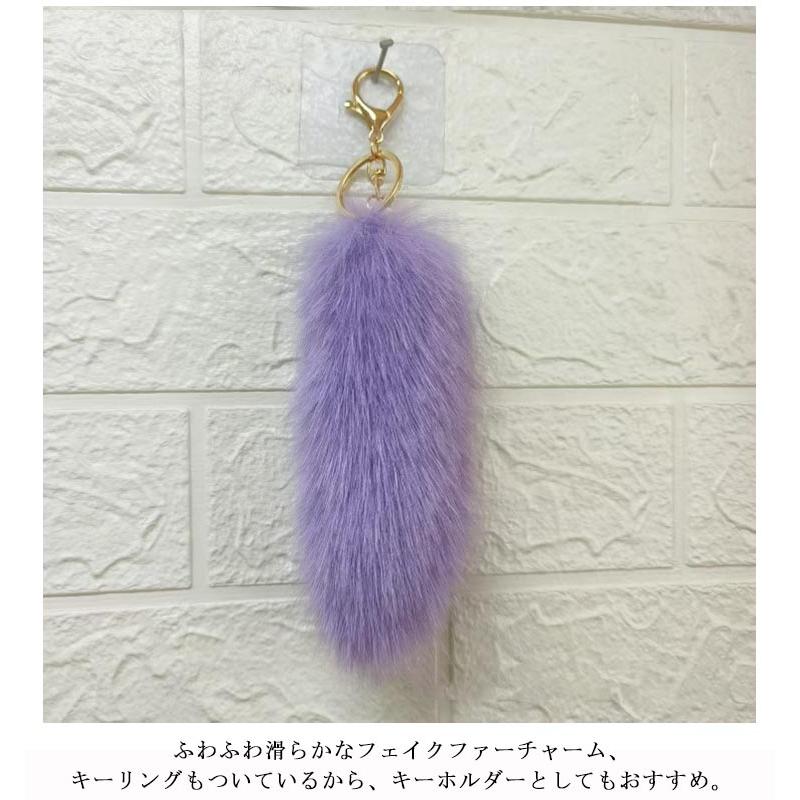 Amazon.co.jp: [yarui] レディースキーホルダー 鈴付き ファー