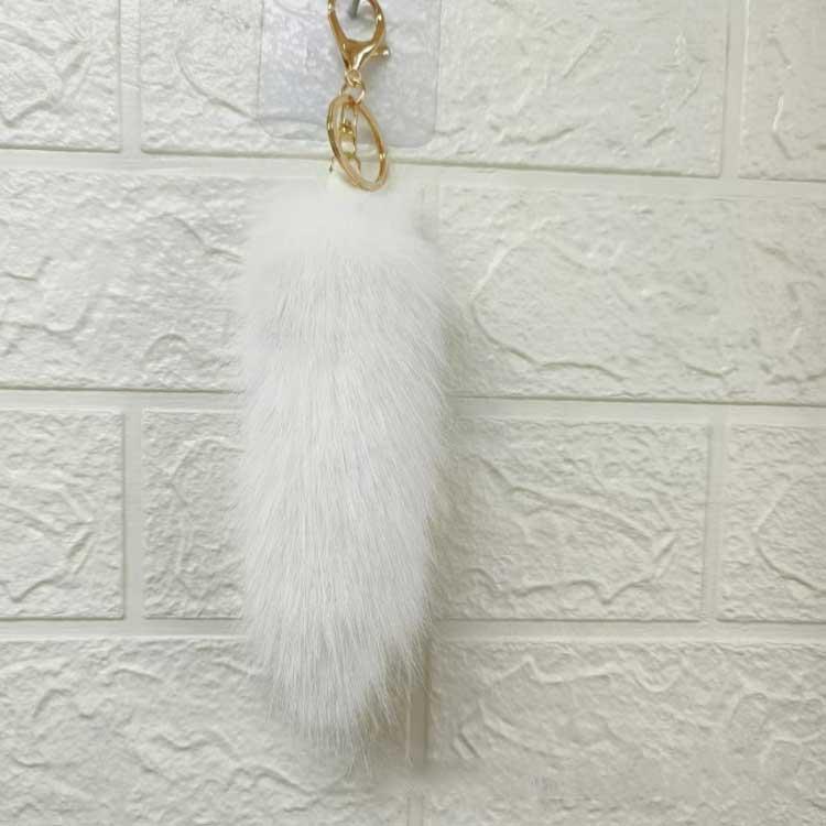 しっぽ キーホルダー ミニ尻尾 16cm カラーしっぽ ファー バッグ