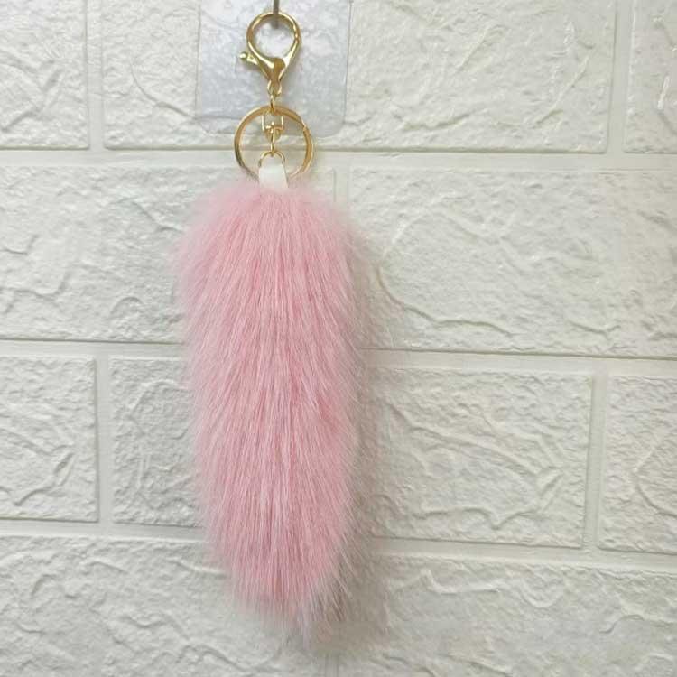 しっぽ キーホルダー ミニ尻尾 16cm カラーしっぽ ファー バッグ