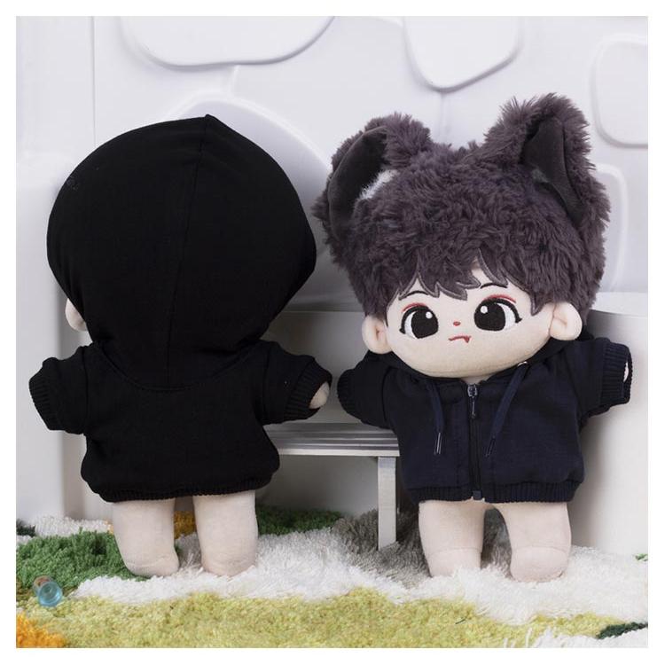 送料無料 ぬい服10cm 15cm 20cm ぬいぐるみ コスチューム ジップ