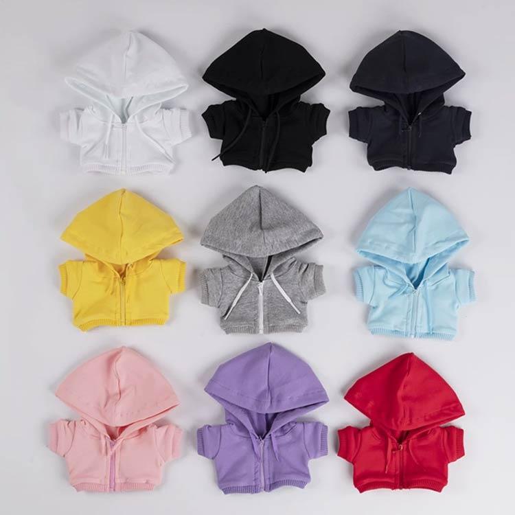 送料無料 ぬい服10cm 15cm 20cm ぬいぐるみ コスチューム ジップ