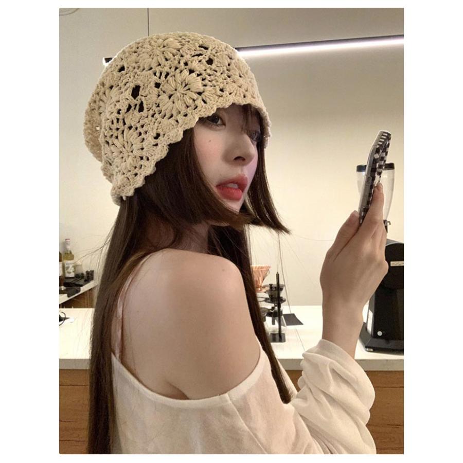 美品 fumika uchida クロシェ ハンド ニット ベレー帽 57 美品 fumika uchida クロシェ ハンド ニット ベレー帽 57 - メルカリ