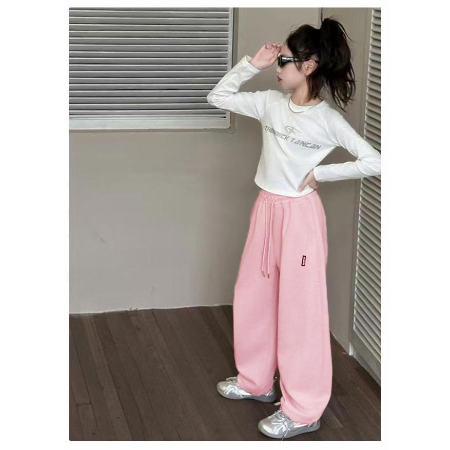 スウェットパンツ キッズ 女の子 カーブパンツ ワイドパンツ 子供服