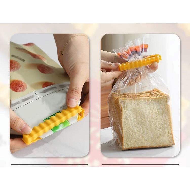 キッチンクリップ フライドポテトデザイン 12個セット クリップ 袋止め