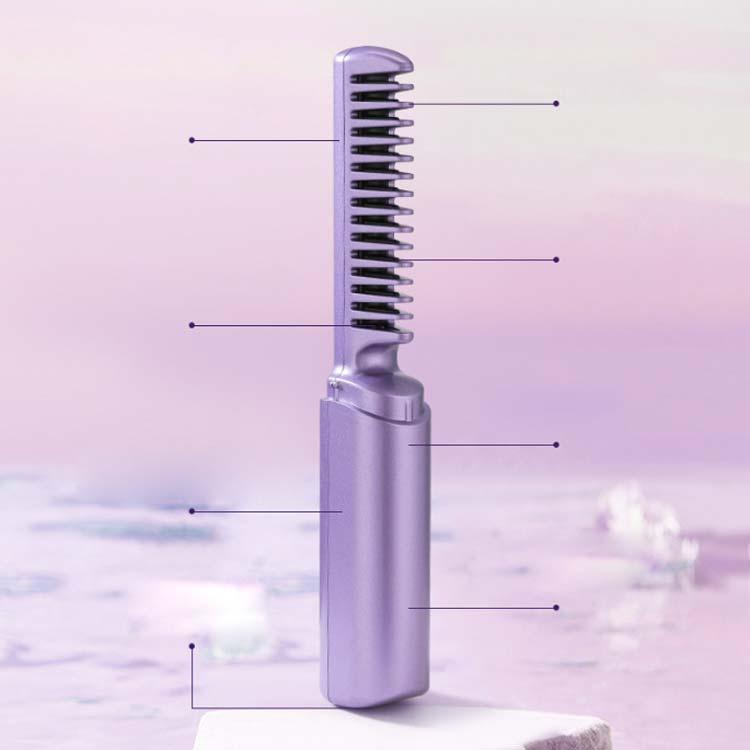 ヒートブラシ コードレス ミニ ブラシアイロン ヘアアイロンブラシ