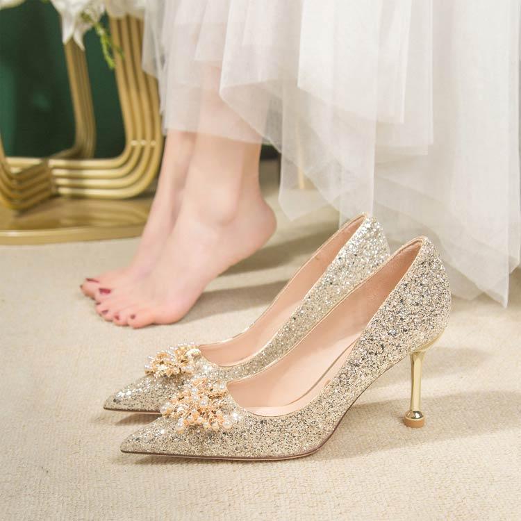 ブライダルシューズ 3cm 6cm 8cm 結婚式 パンプス 疲れない