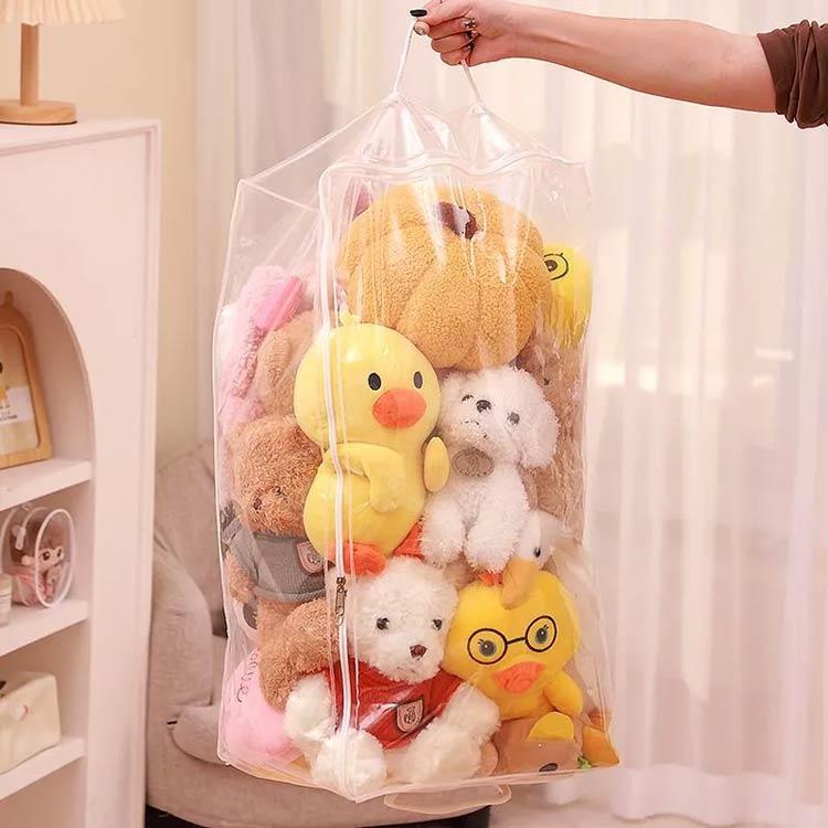 特大 ぬいぐるみ 収納袋 クリアケース 透明 収納ケース 防塵 防水