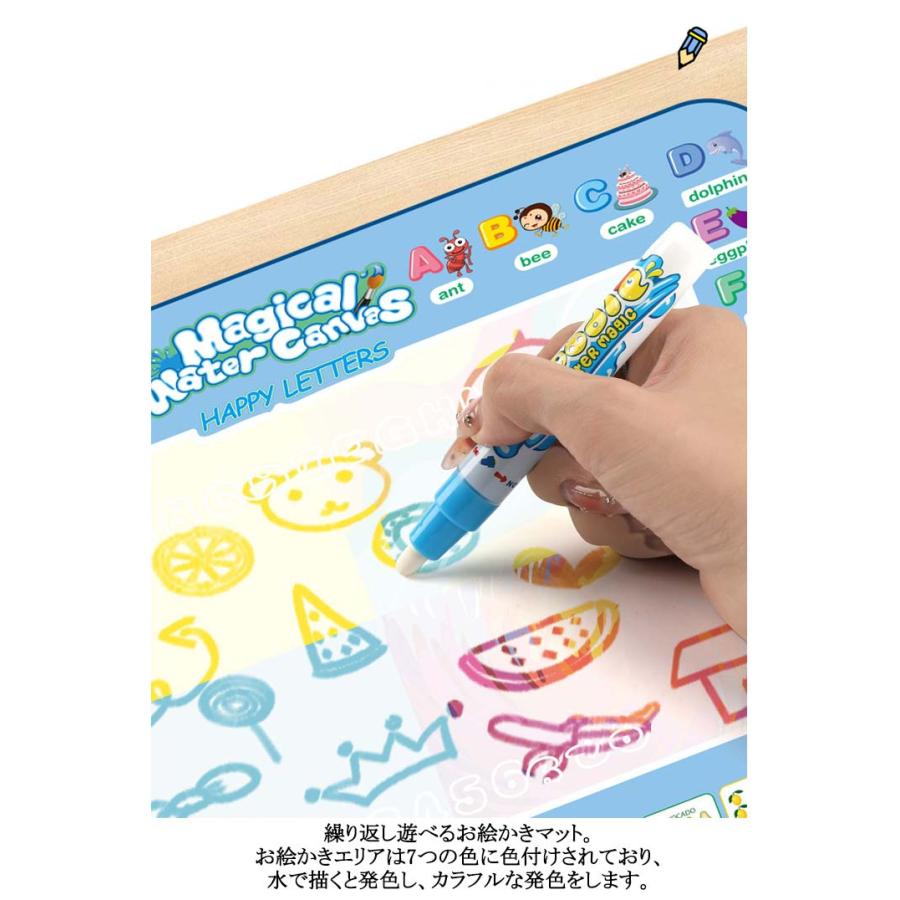お絵かきシート 水で描くペンセット 80×60cm おえかきマット 知育