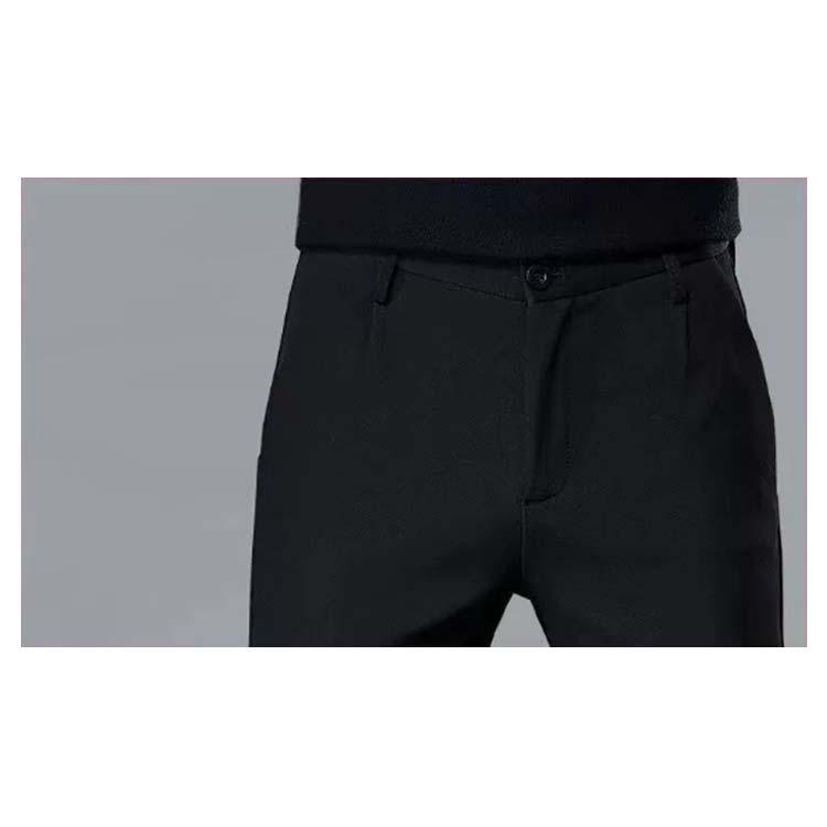 黒 ストレッチ スリムフィット スラックス ストレッチ パンツ メンズ スリムパンツ 春 秋 夏用 薄手 スキニー