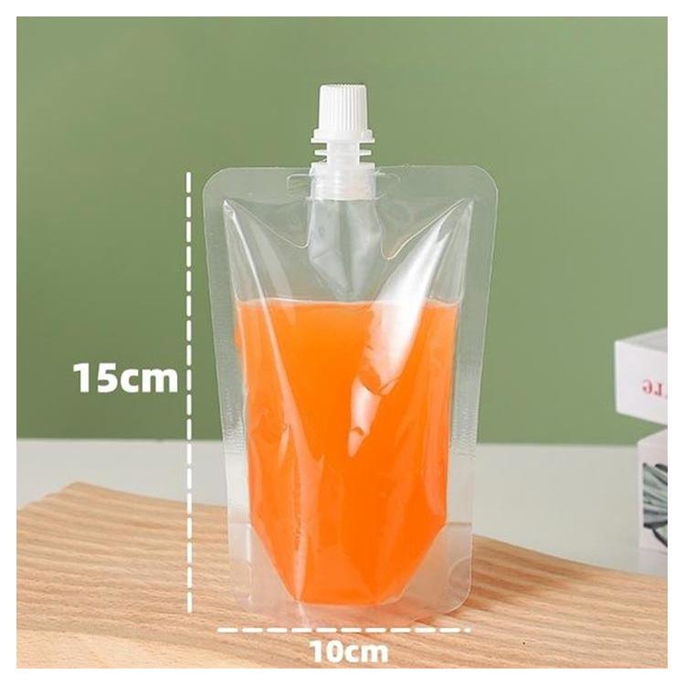 100個入り スパウトパウチ 透明 30ml 50ml 100ml 150ml 200ml 250ml