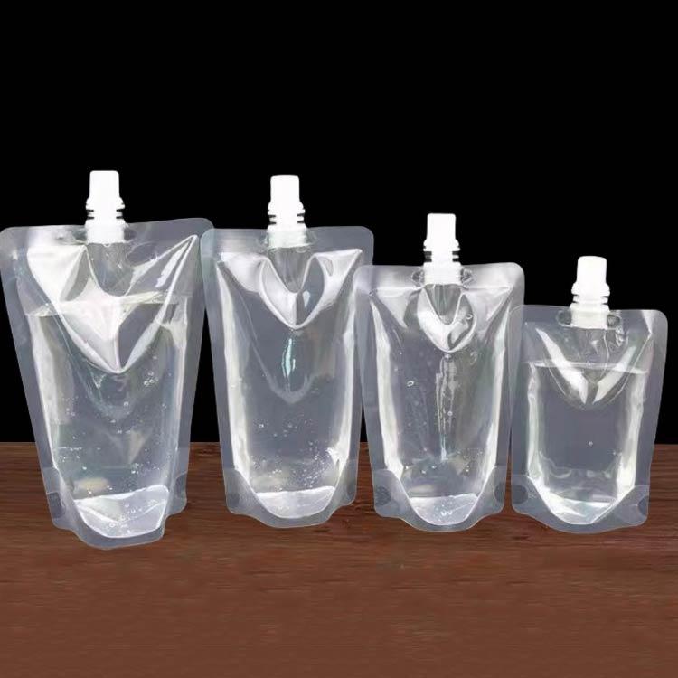 100個入り スパウトパウチ 透明 30ml 50ml 100ml 150ml 200ml 250ml
