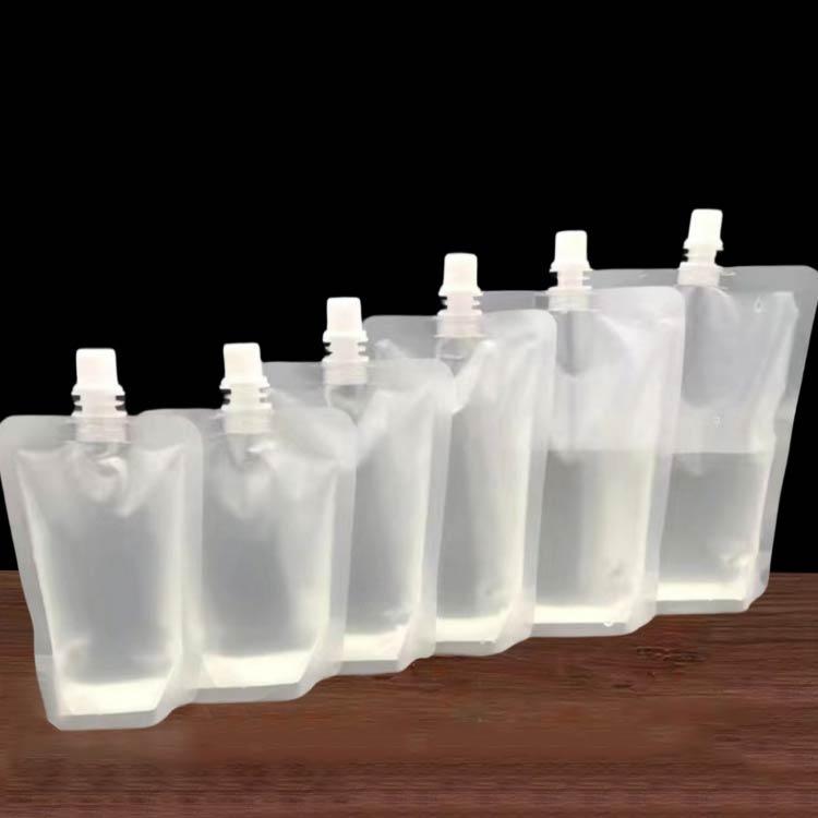 100個入り スパウトパウチ 透明 30ml 50ml 100ml 150ml 200ml 250ml