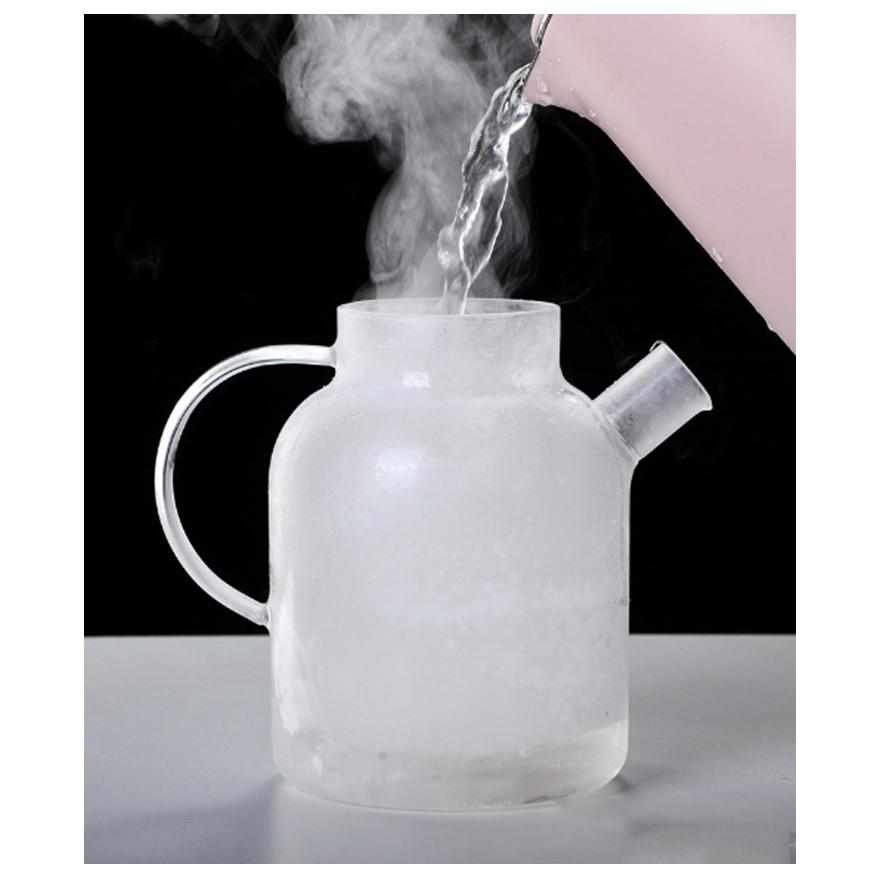 ガラスピッチャー 直火 耐熱 ガラスポット 1000ml 1800ml 直火電気