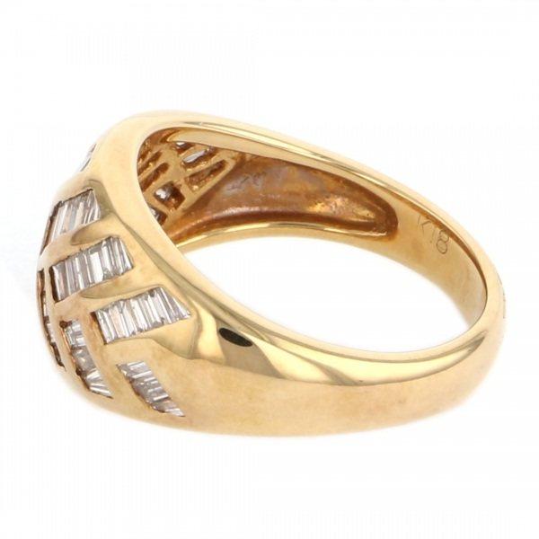 「送料無料・年末感謝」 K18YG イエローゴールド ダイヤモンド リング 【FKP3457950941】(121900円)