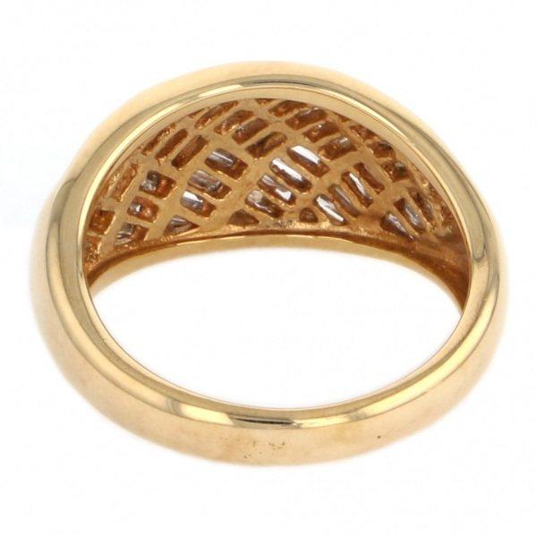 「送料無料・年末感謝」 K18YG イエローゴールド ダイヤモンド リング 【FKP3457950941】(121900円)