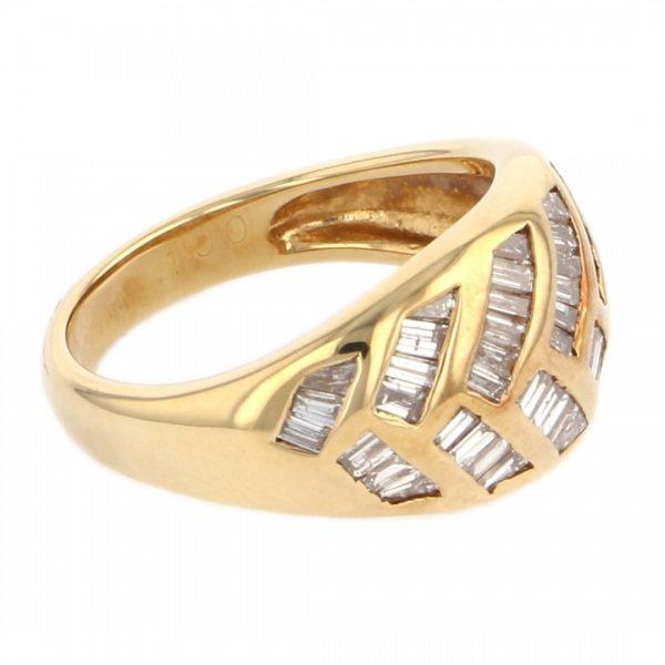 「送料無料・年末感謝」 K18YG イエローゴールド ダイヤモンド リング 【FKP3457950941】(121900円)