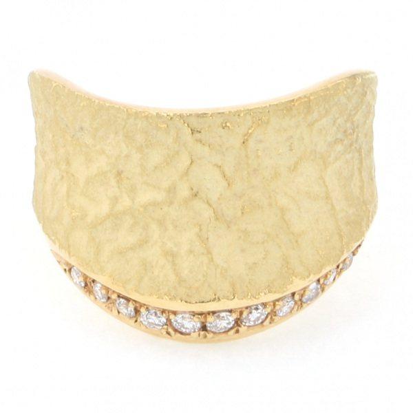 【メール便】 K18YG イエローゴールド ダイヤモンド リング 【EI9361144105】(33000円)