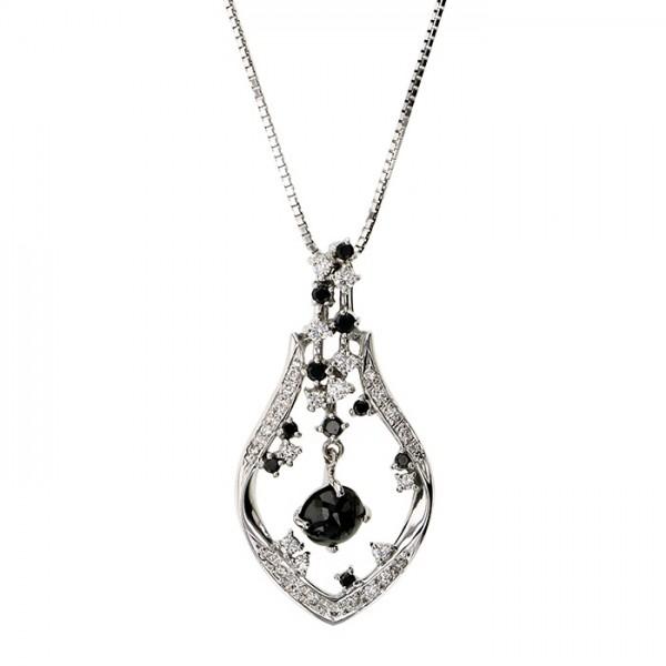 K18WG ホワイトゴールド ブラックダイヤ ダイヤモンド OTHER