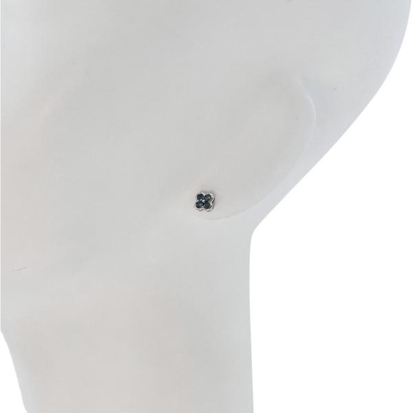 K18ホワイトゴールド ダイヤモンド ピアス : ジェムキャッスル