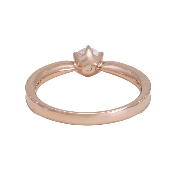 K18ピンクゴールド ダイヤモンド リング : ジェムキャッスル