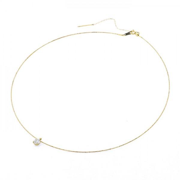 ★11時間以内発送★美品 K18YG イエローゴールド ダイヤモンド ネックレス/ペンダント 【CEG3459876366】(121968円)