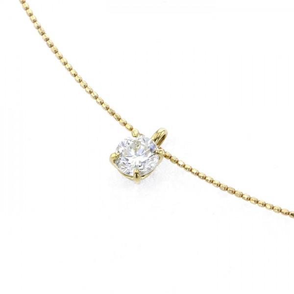 ★11時間以内発送★美品 K18YG イエローゴールド ダイヤモンド ネックレス/ペンダント 【CEG3459876366】(121968円)