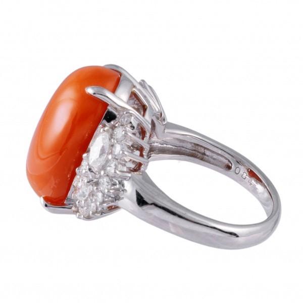 【新品未開封】 PT900 サンゴ ダイヤモンド OTHER リング 【SKC3088142748】(108864円)