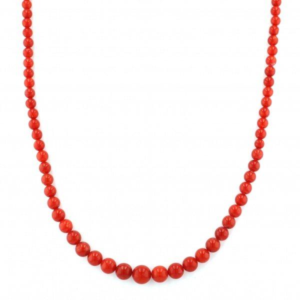 SV シルバー サンゴ ネックレス/ペンダント