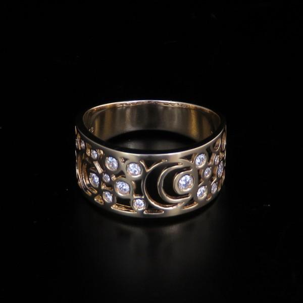 K18YG イエローゴールド ダイヤモンド リング(92664円)