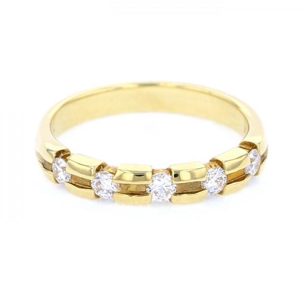 K18YG イエローゴールド ダイヤモンド リング レディースアクセサリー