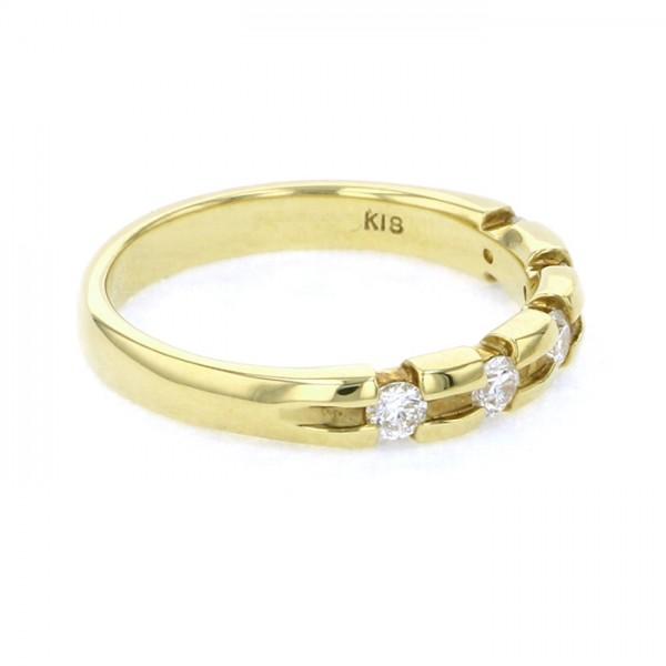 K18YG イエローゴールド ダイヤモンド リング レディースアクセサリー