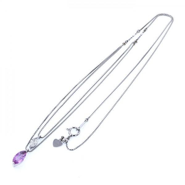 Pt プラチナ ピンクサファイア ダイヤモンド Pt ネックレス ペンダント ジェムキャッスル ゆきざき プラチナ ゆきざき 通販