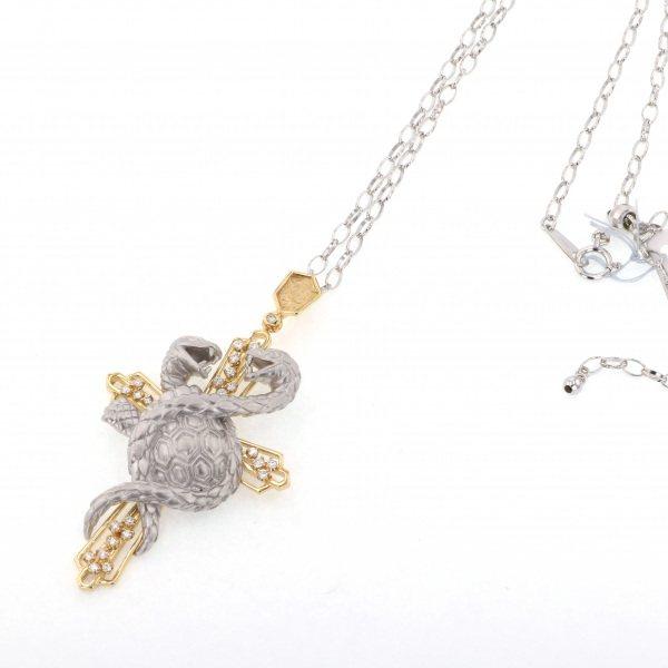 K18ホワイトゴールド ダイヤモンド ネックレス 3g K18ホワイトゴールド ダイヤモンド ネックレス 3g ネックレス 18金 K18