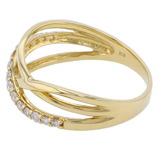 新入荷 K18YG イエローゴールド ダイヤモンド リング 【MYK1050417514】(37030円)