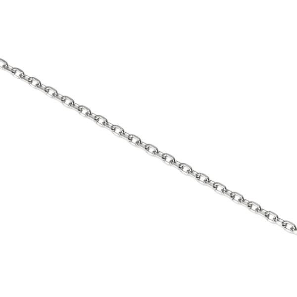 K18ホワイトゴールド チェーン ネックレス : ジェムキャッスル