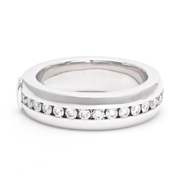 ハリー・ウィンストン（HARRY WINSTON） HWロゴ K18WG ホワイト 