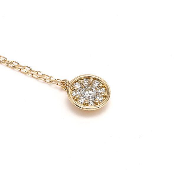 K18イエローゴールド ダイヤモンド ネックレス : ジェムキャッスル