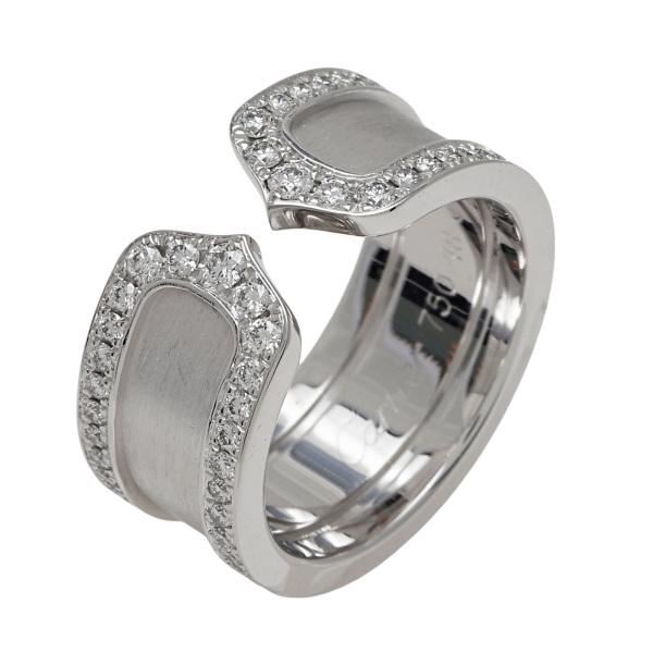Cartier（カルティエ） 2C C ドゥ ワイド LM K18ホワイトゴールド