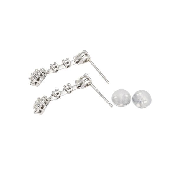 プラチナ900 ダイヤモンド ピアス : ジェムキャッスル ゆきざき