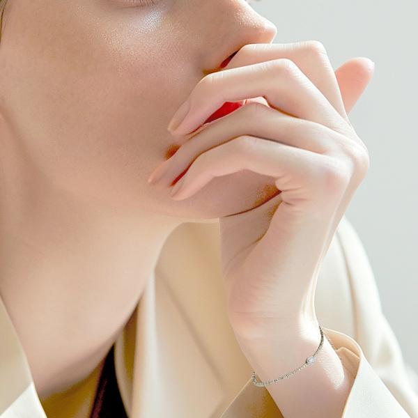 4℃ K18イエローゴールド　ダイヤモンドブレスレット K18イエローゴールド ダイヤモンド ブレスレット 19cm | 高品質