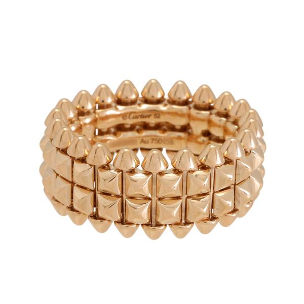 Cartier（カルティエ） クラッシュ ドゥ リング ダブル K18ピンク