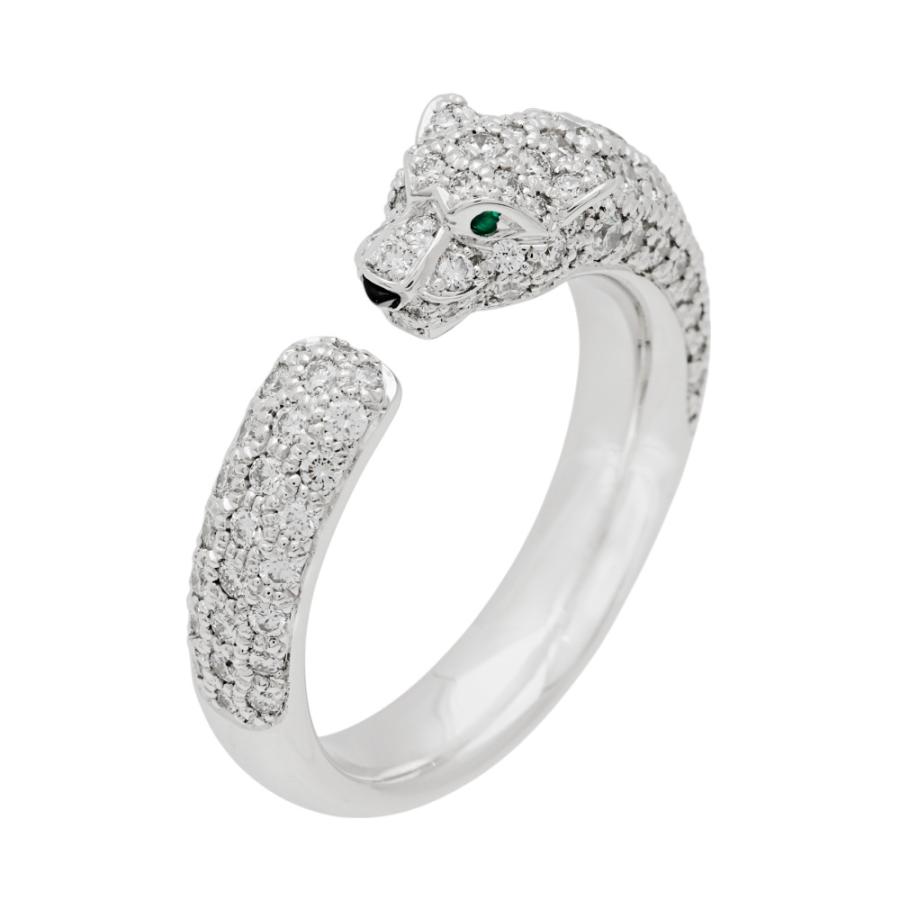 Cartier（カルティエ） パンテール K18ホワイトゴールド リング 中古